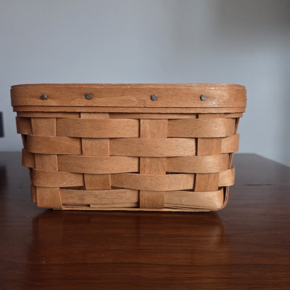 Vintage - 1993 - Longerberger Medium Berry Basket No Handles